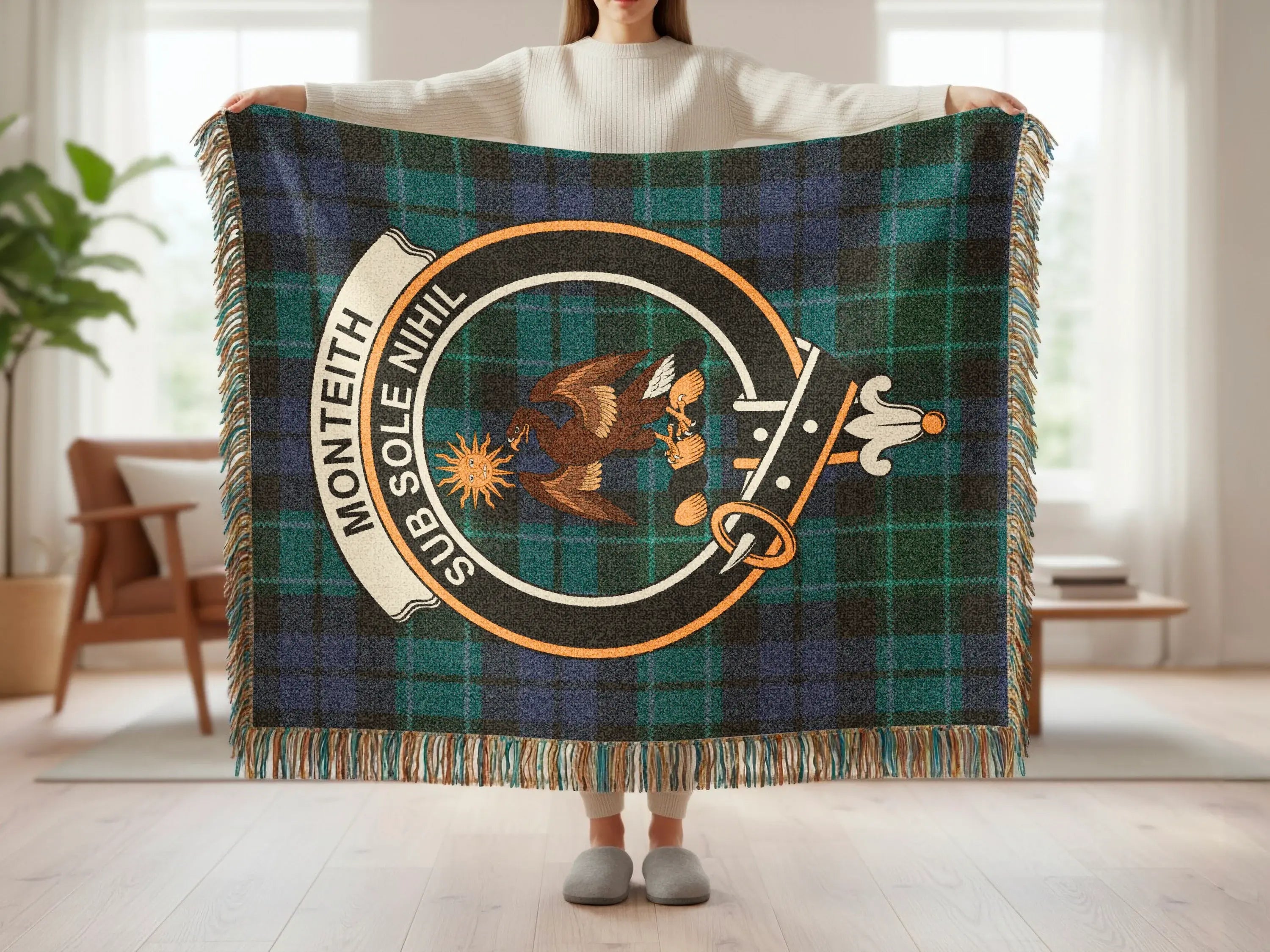 Monteith Sub Sole Nihil Tartan Blanket Decor
