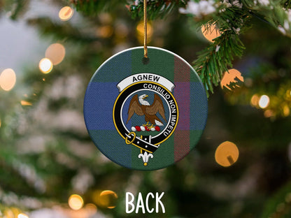 Agnew Family Crest Christmas Ornament product