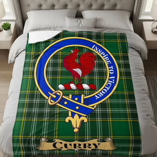 Curry Rooster Design Throw Blanket Product