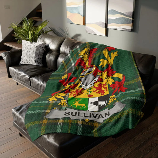 Choose Any Irish Coat of Arms Surname Blanket