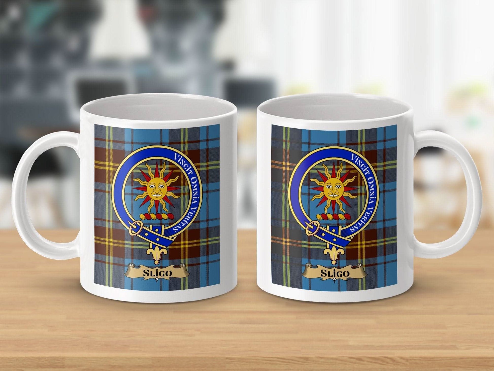 Vintage Sligo Clan Crest Tartan Mug product