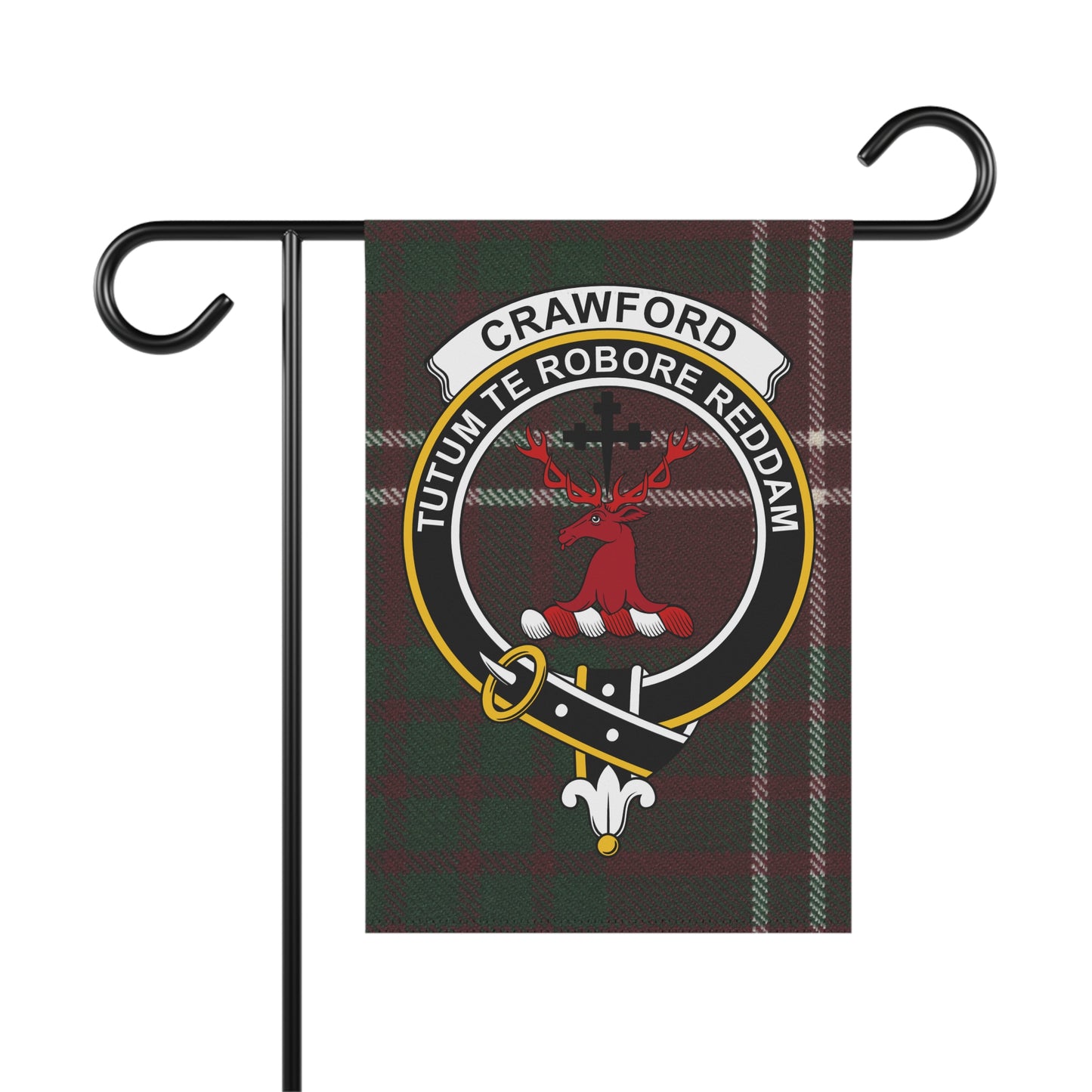 Crawford Clan Scottish Clan Scottish Tartan Crest Garden Flag