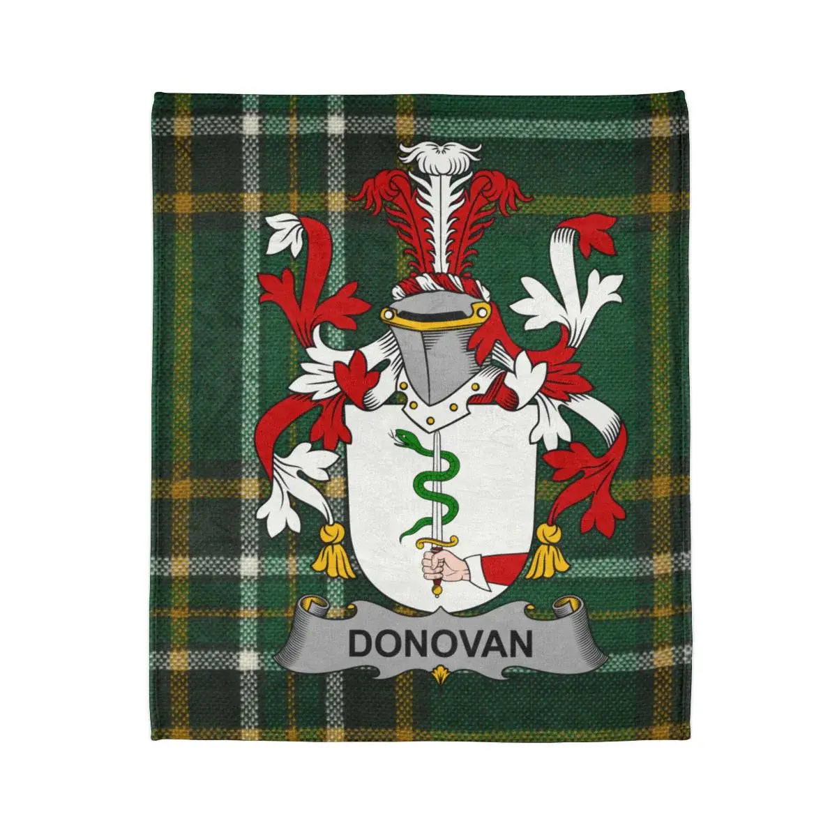 Donovan Tartan Family Crest Design Blanket product
