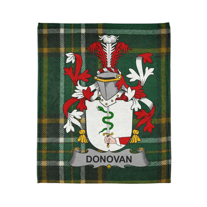 Donovan Tartan Family Crest Design Blanket product