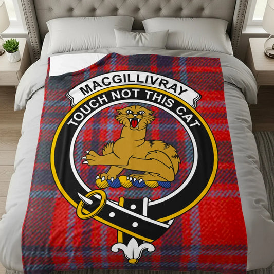 Touch Not This Cat Emblem Blanket product