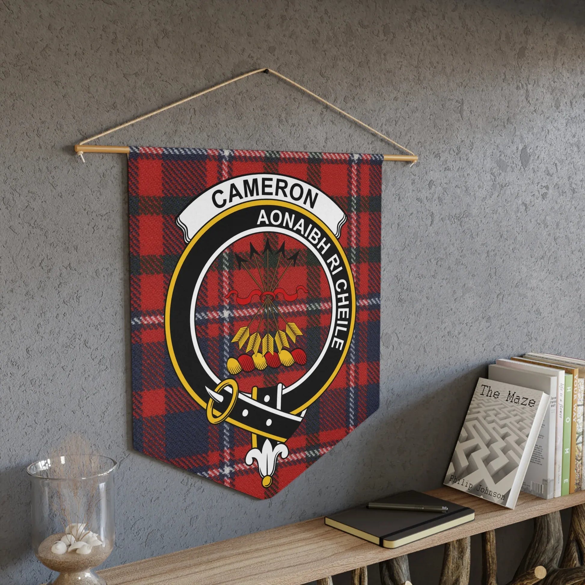 Cameron Aonaibh Ri Cheile Tartan Wall Hanging product