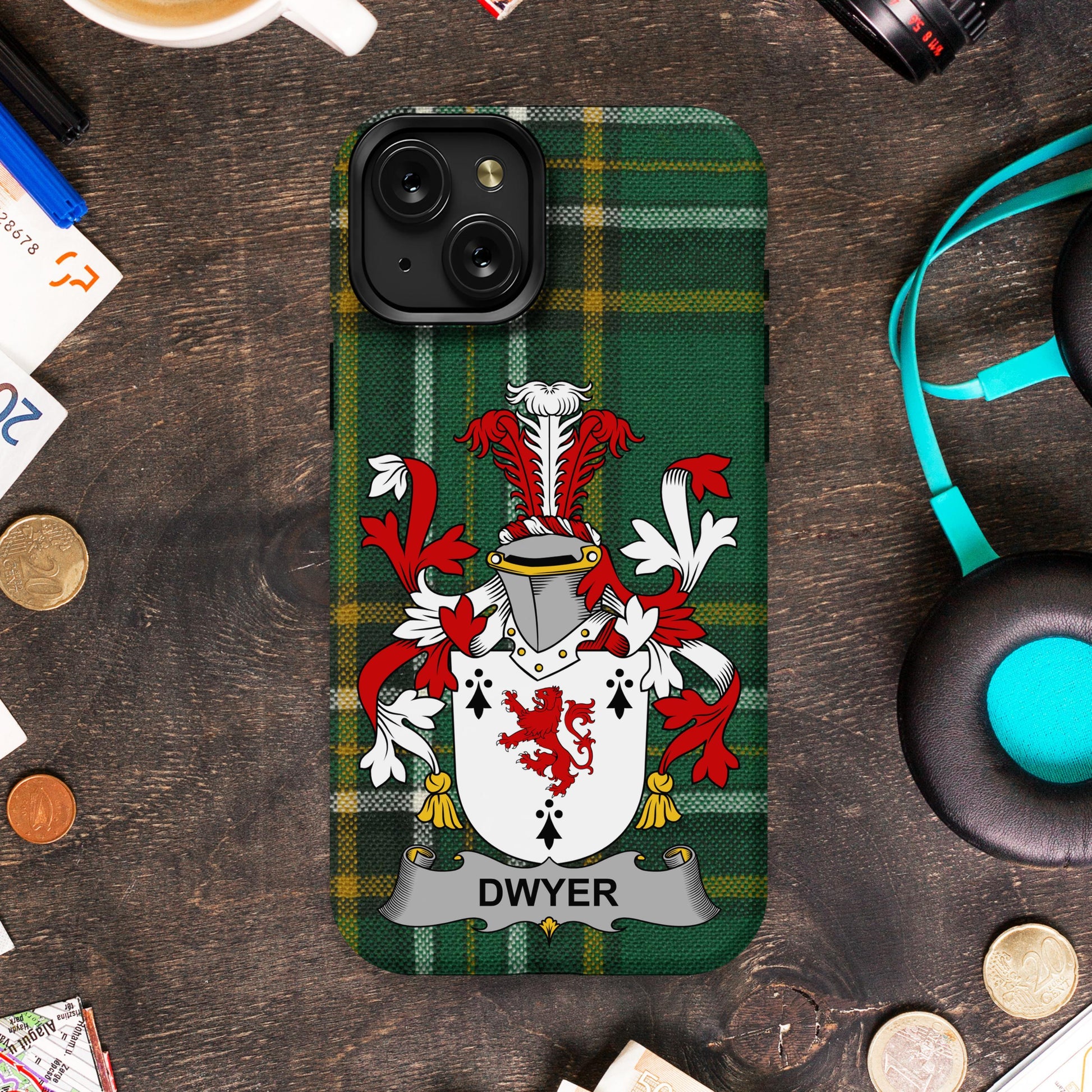 Vintage Scottish Family Crest iPhone Case product type