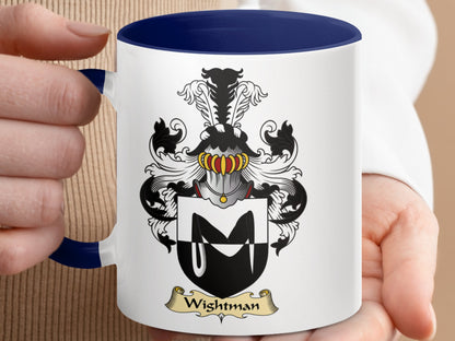 Wightman Scottish Coat of Arms Mug - Living Stone Gifts