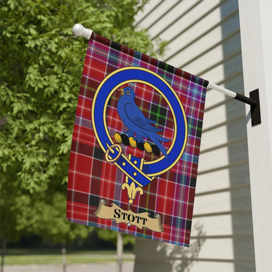 Personalized Stott Family Crest Flag home product