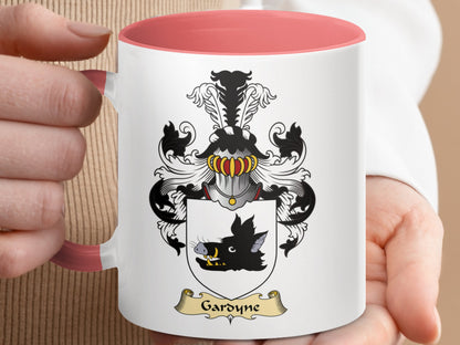 Gardyne Scottish Coat of Arms Accent Coffee Mug - Living Stone Gifts