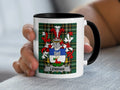 Lenihan Irish family crest black accent mug