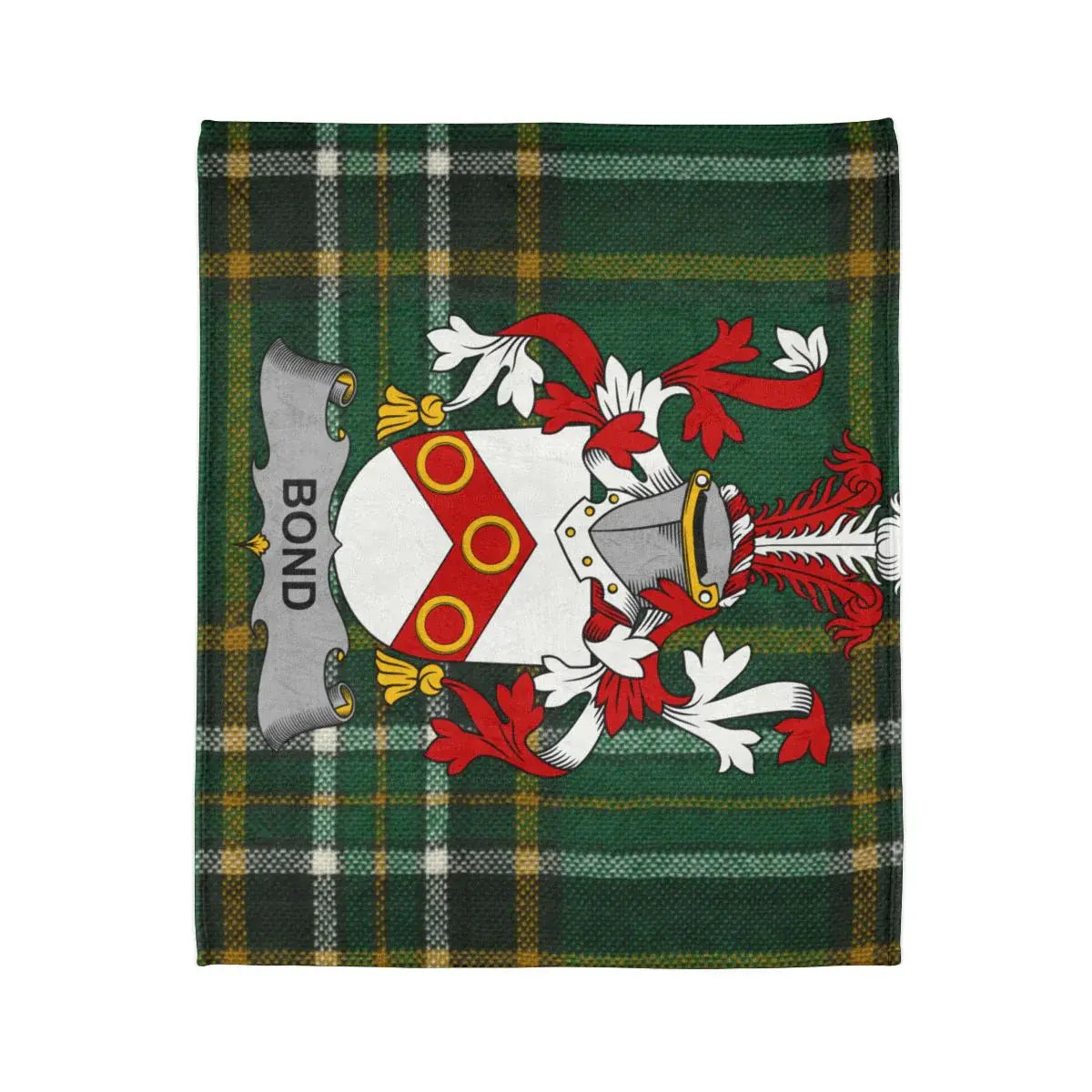 Bond Family Crest Tartan Blanket product type