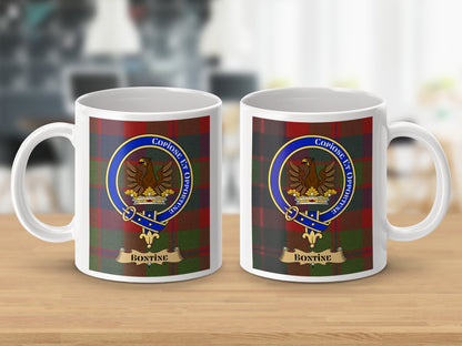 Copiose Et Opulentiae Bonthine Clan Crest Mug - Living Stone Gifts