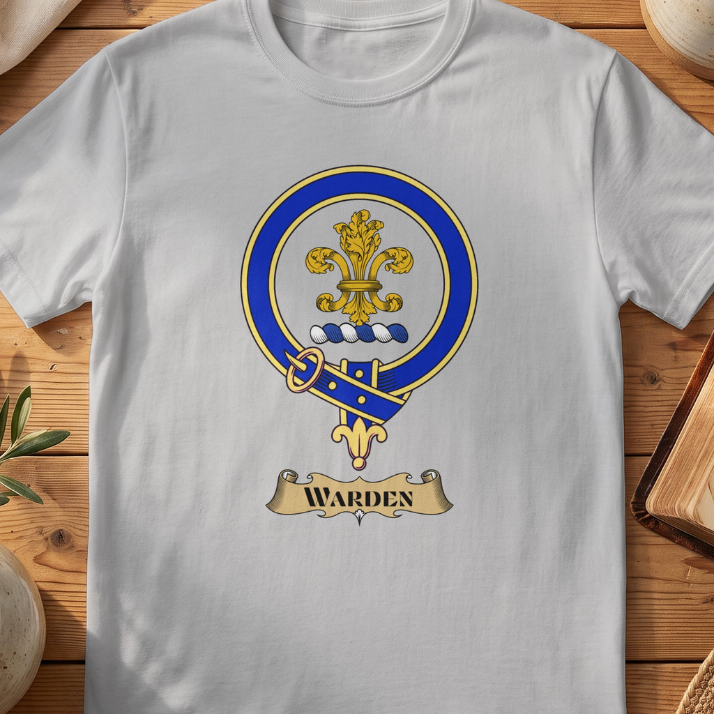 Warden Scottish clan crest T-shirt in Sport Grey