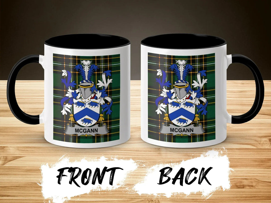 McGann Irish National Tartan ceramic accent mug