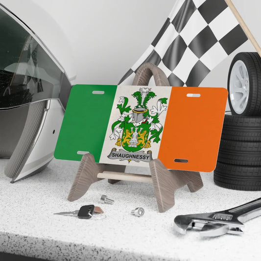 Shaughnessy Irish Family Crest License Plate product