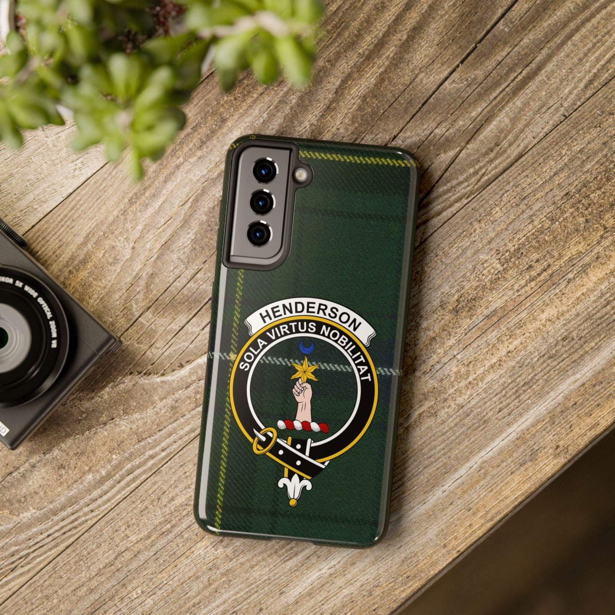 Henderson Clan Scottish Tartan Cell Phone Case - Celtic Ancestry Gifts