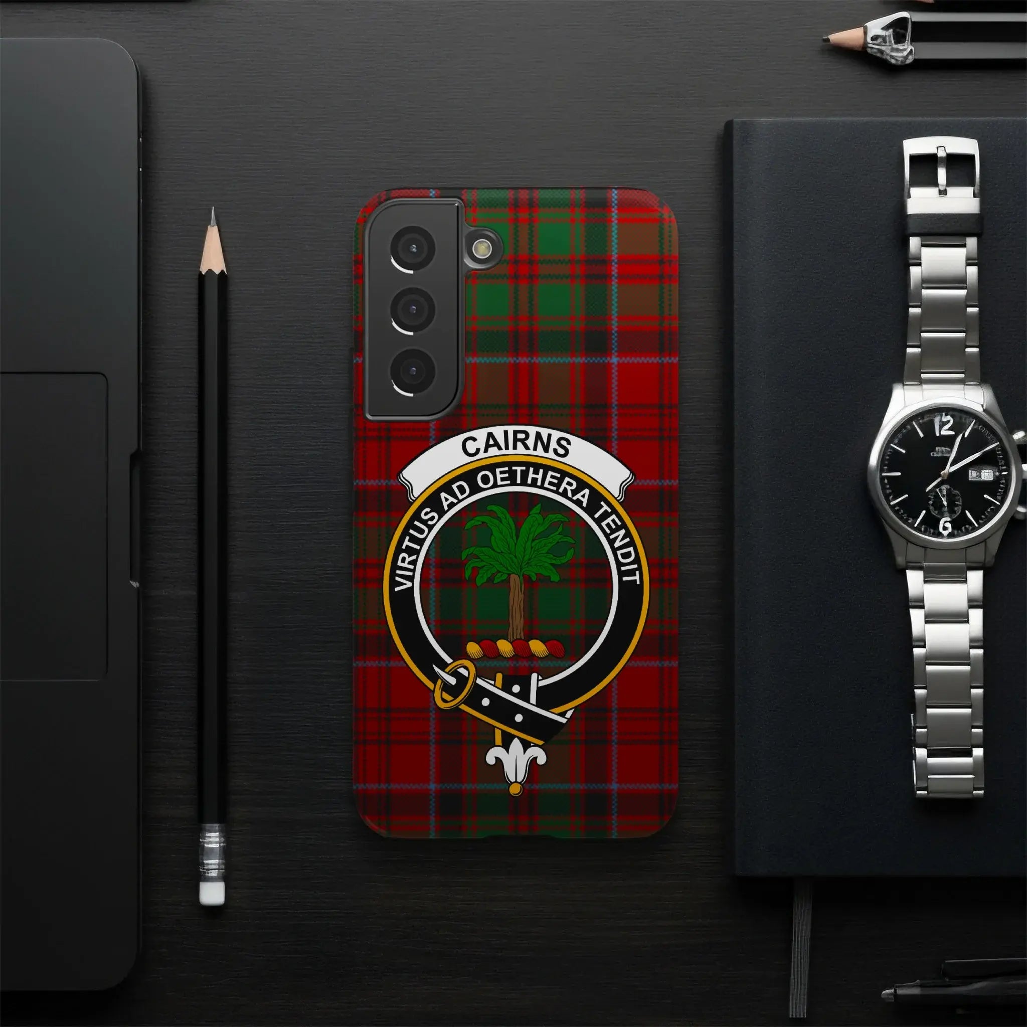 Cairns Virtus Ad Oethera Tendit Phone Case