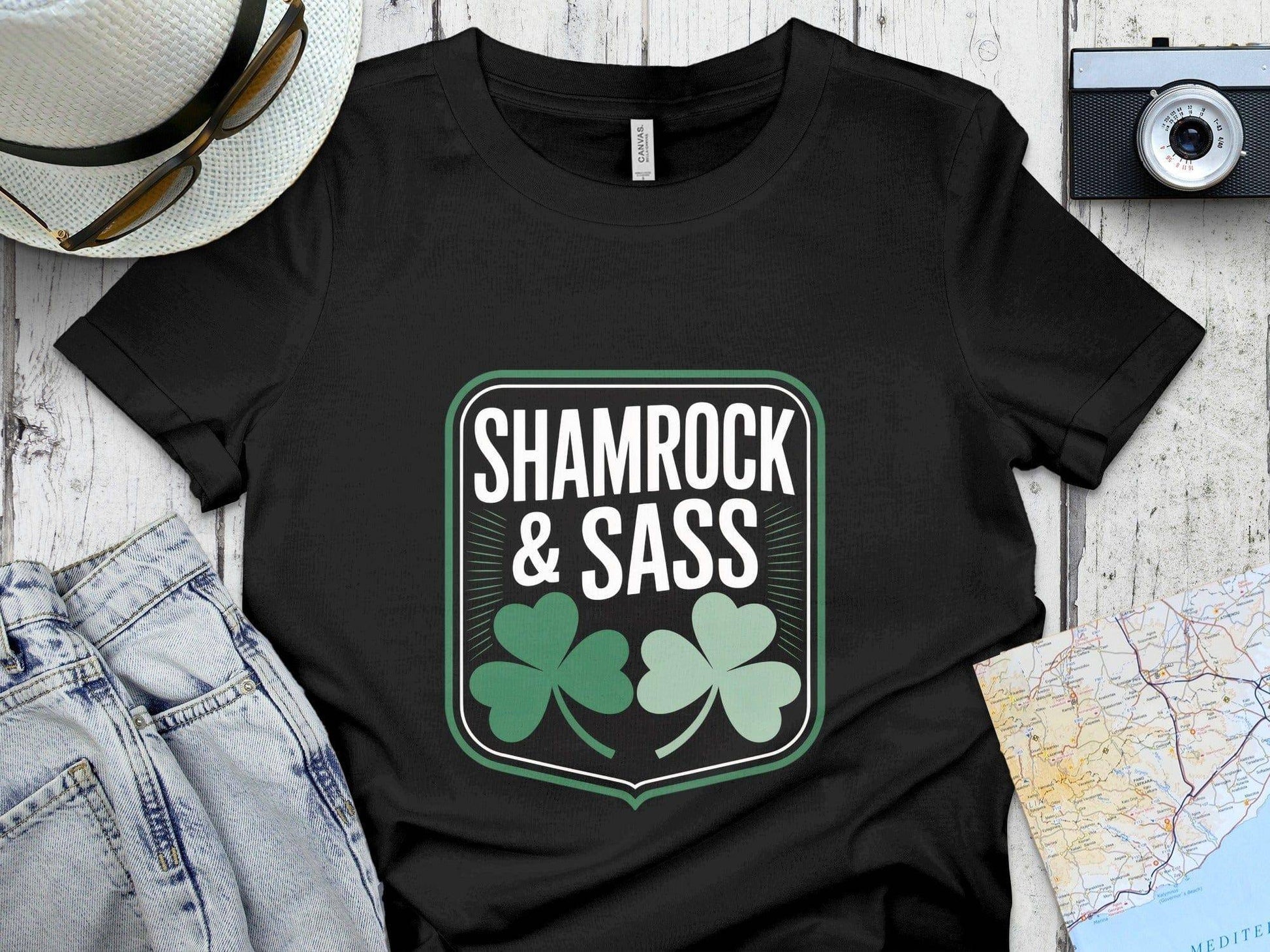 Shamrock and Sass Graphic Tee Shirt product