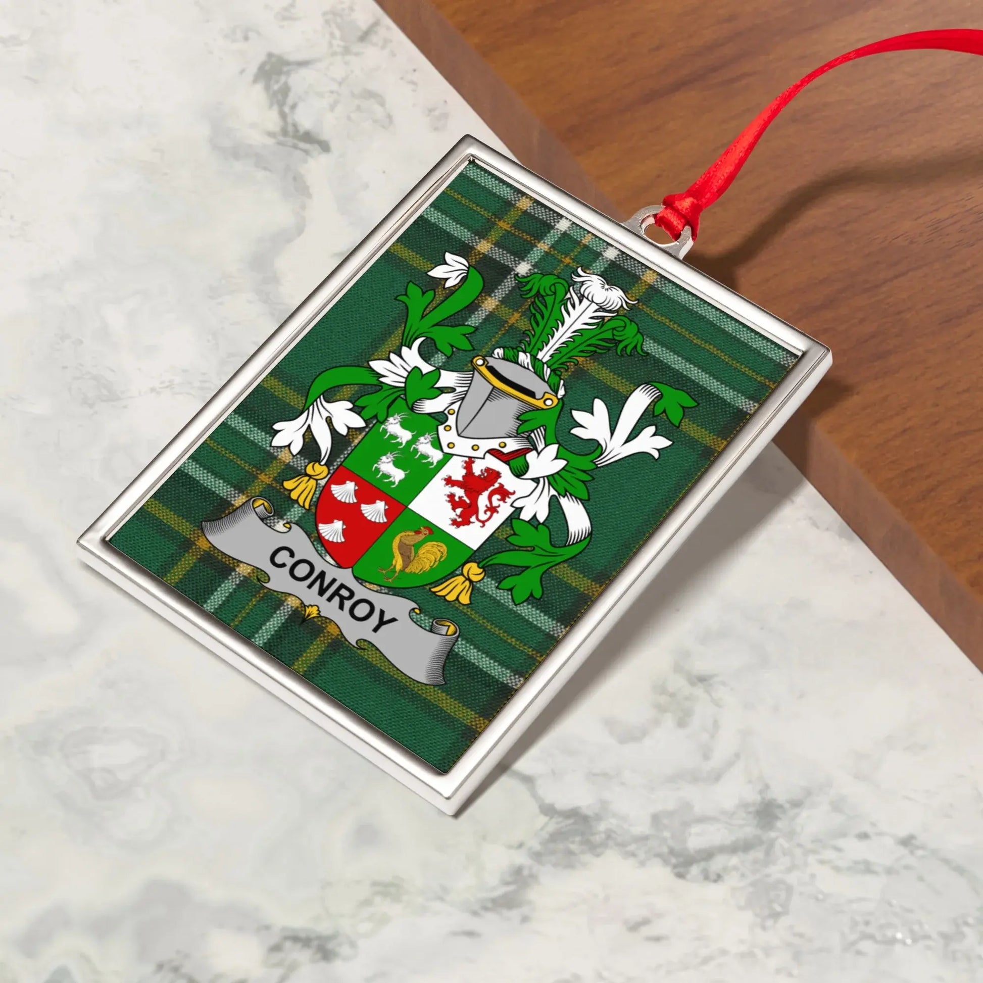 Custom Conroy Family Crest Ornament product