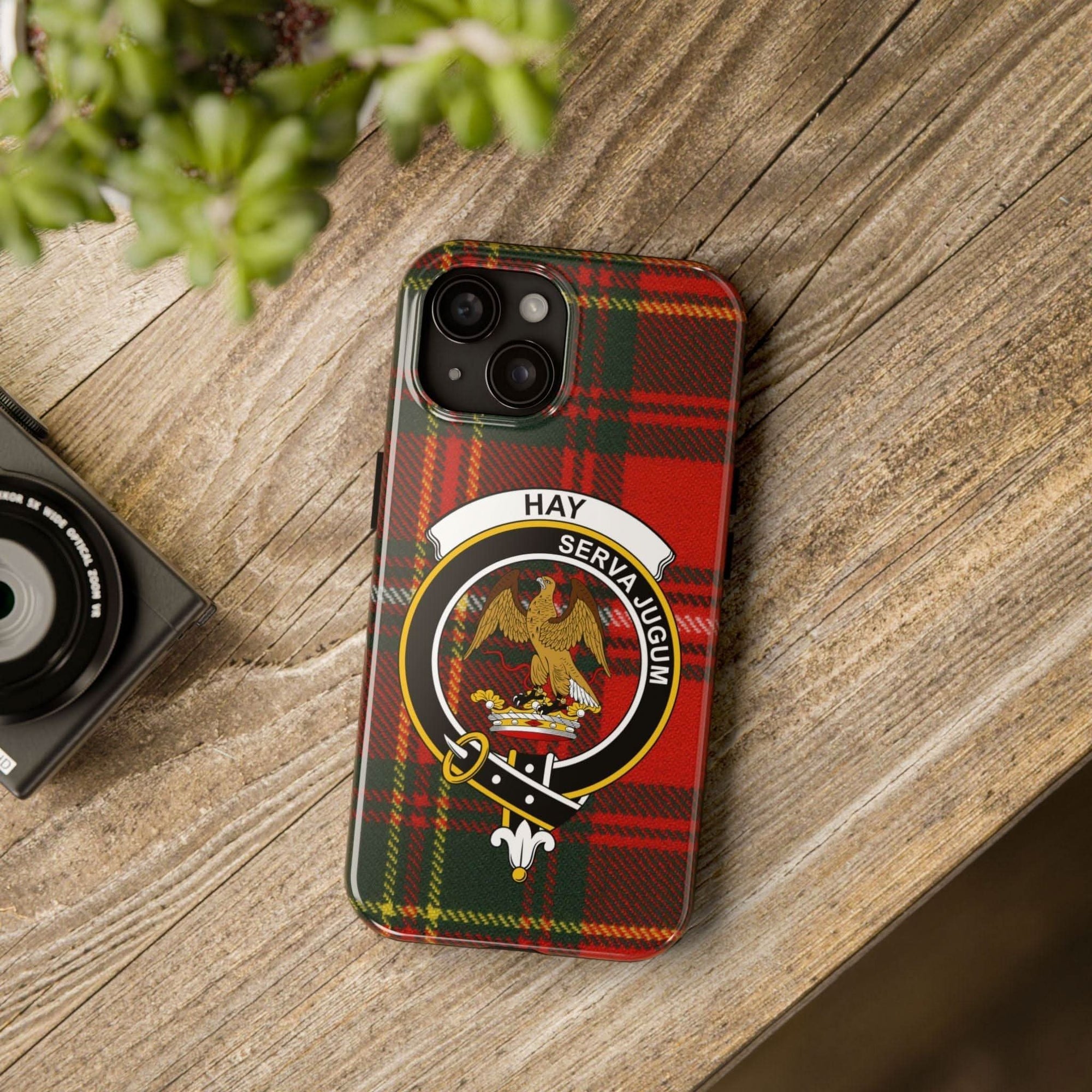Hay Clan Scottish Tartan Cell Phone Case - Celtic Ancestry Gifts