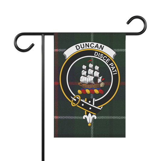 Duncan Clan Scottish Tartan Crest Garden Flag