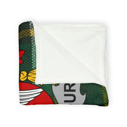 Cozy U.S. Marine Corps Emblem Fleece Blanket product