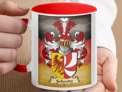 Schmidt Family Crest Design Coffee Mug product