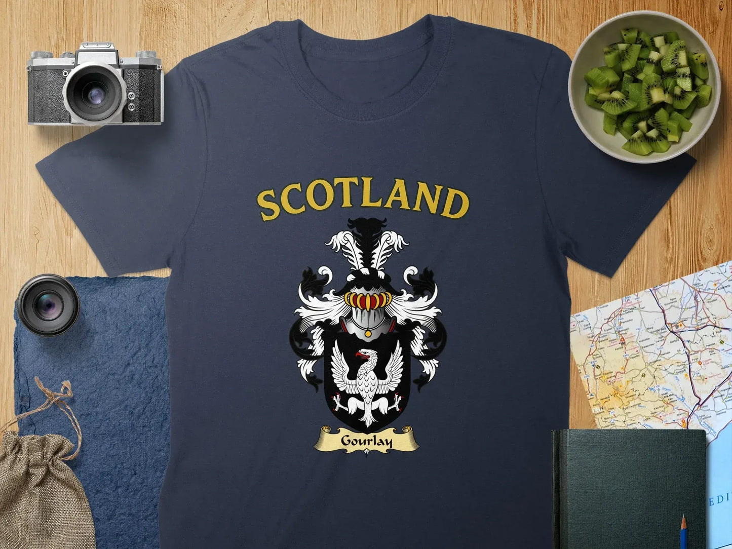 Scotland Gourlay Family Crest Design T-shirt product type