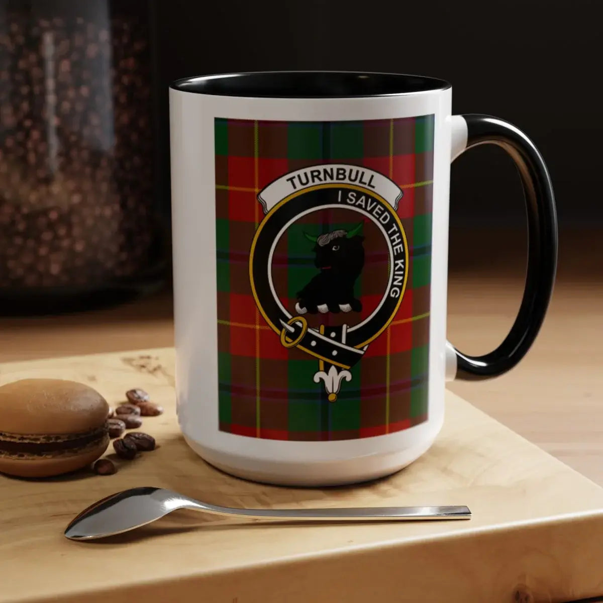 Turnbull I Saved The King Tartan Mug Unique Gift