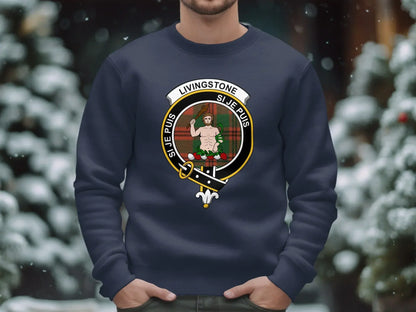 Livingstone Clan Crest Badge Souvenir Sweatshirt product type