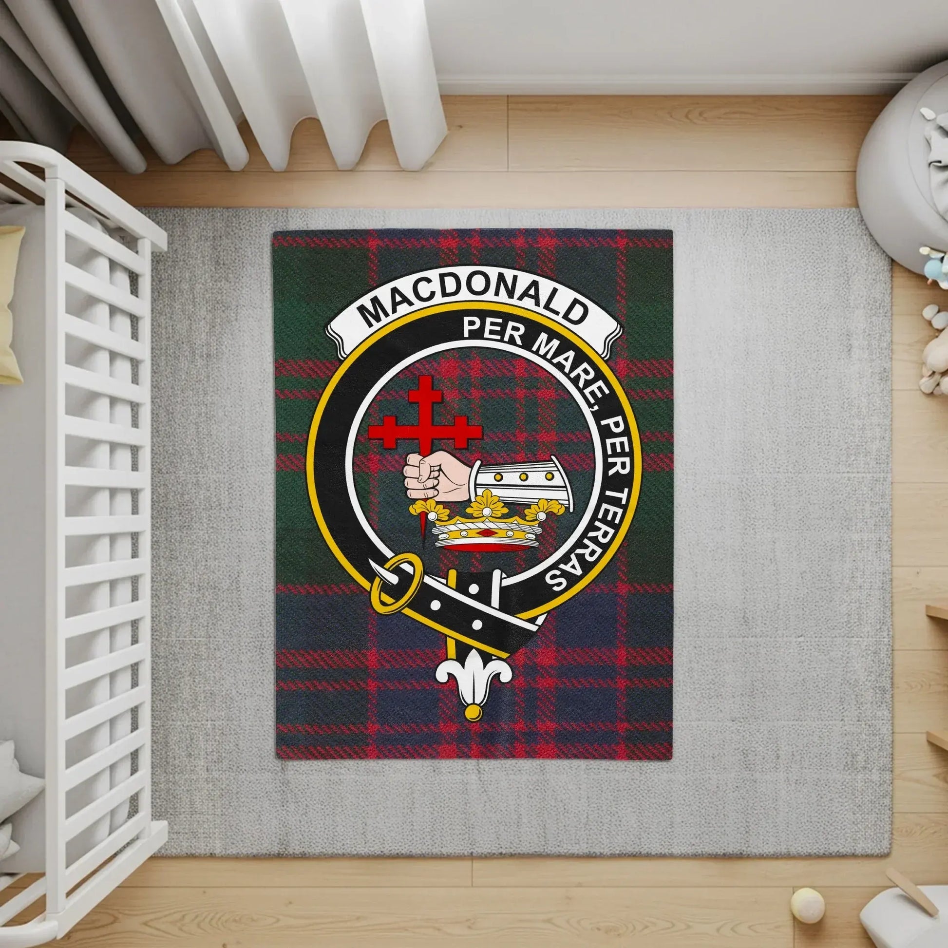 Macdonald Per Mare Per Terras Tartan Rug product type