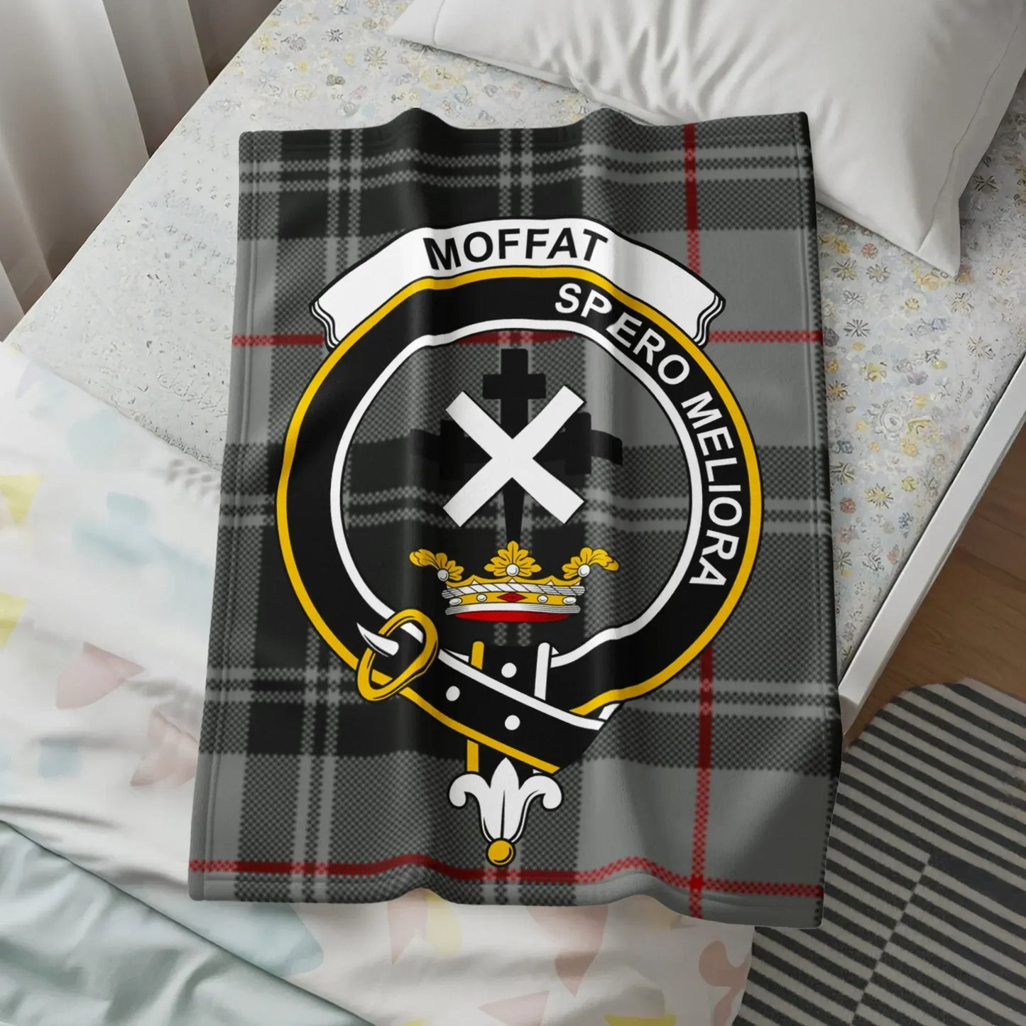 Moffat Spero Meliora Plaid Pattern Blanket product