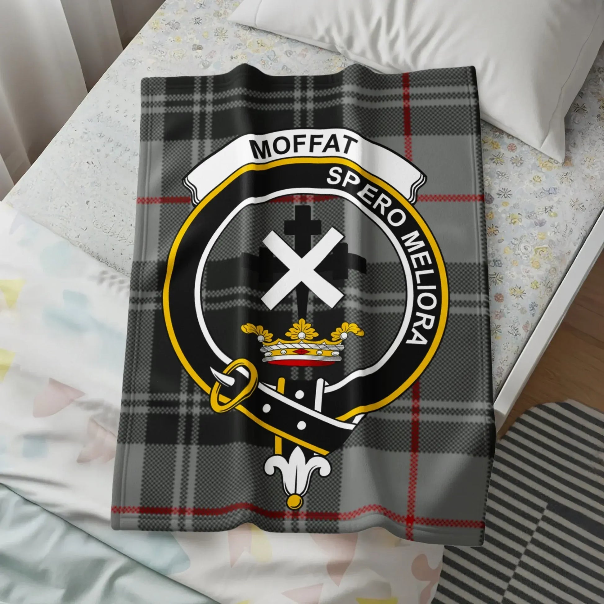 Moffat Spero Meliora Plaid Pattern Blanket product