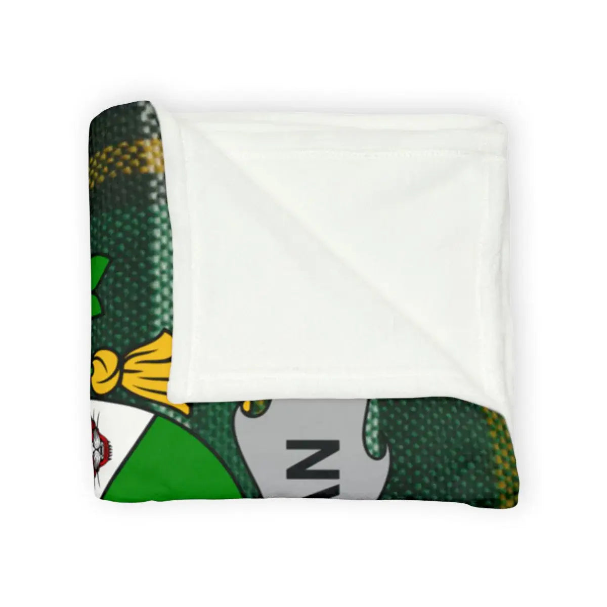Cozy Green Team Irish Themed Throw Blanket product