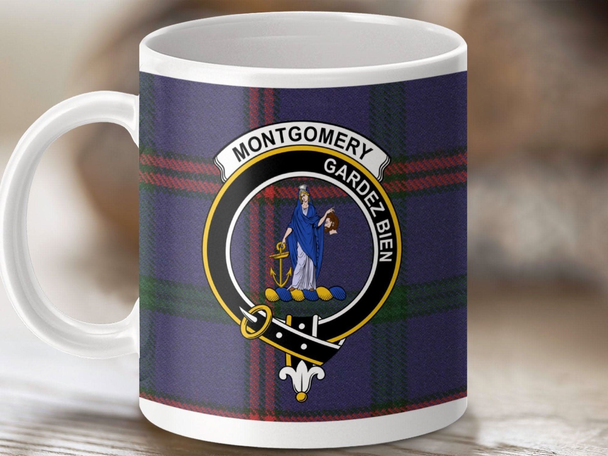 Montgomery Gardez Bien Tartan Plaid Mug product