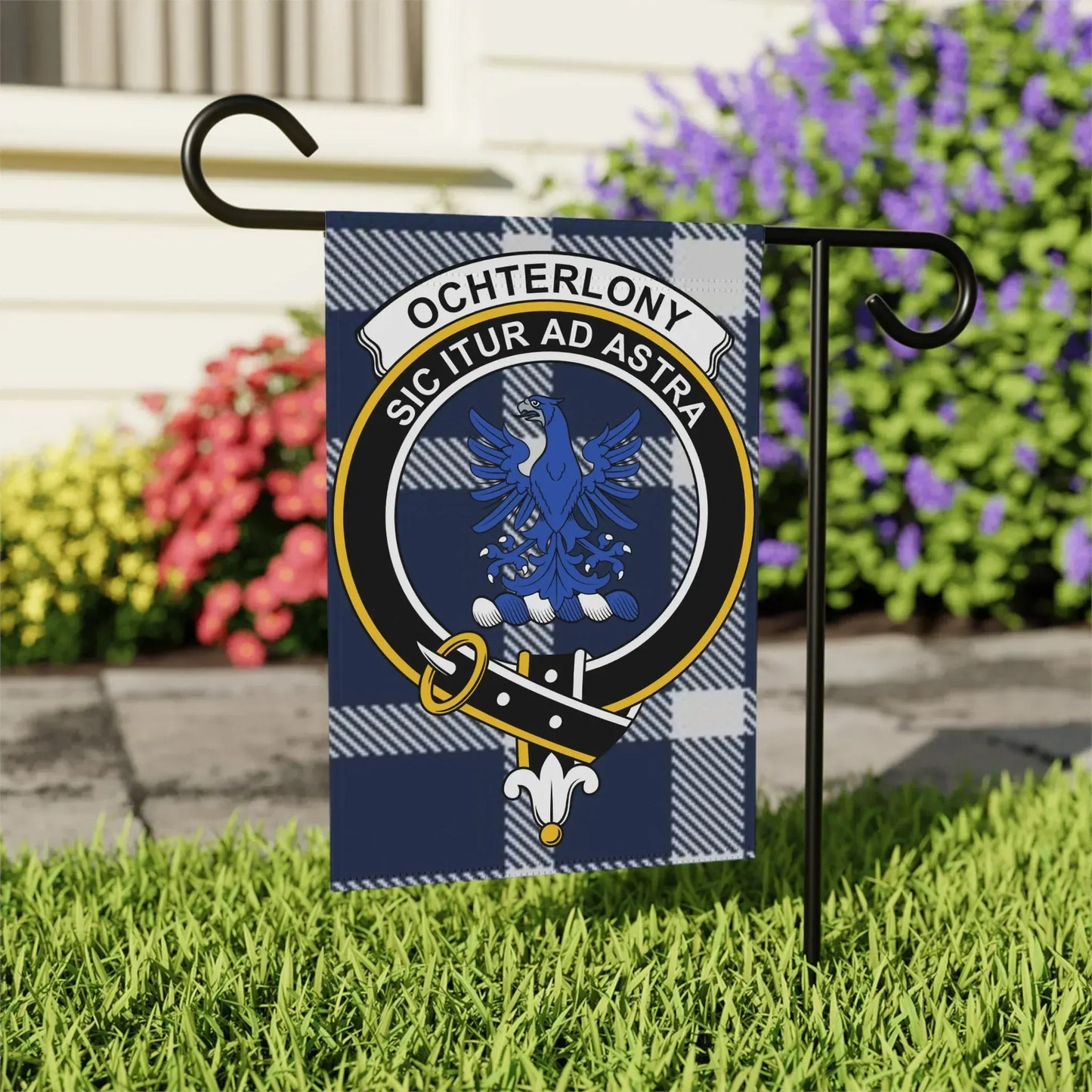 Ochterlony Sic Itur Ad Astra Garden Flag product