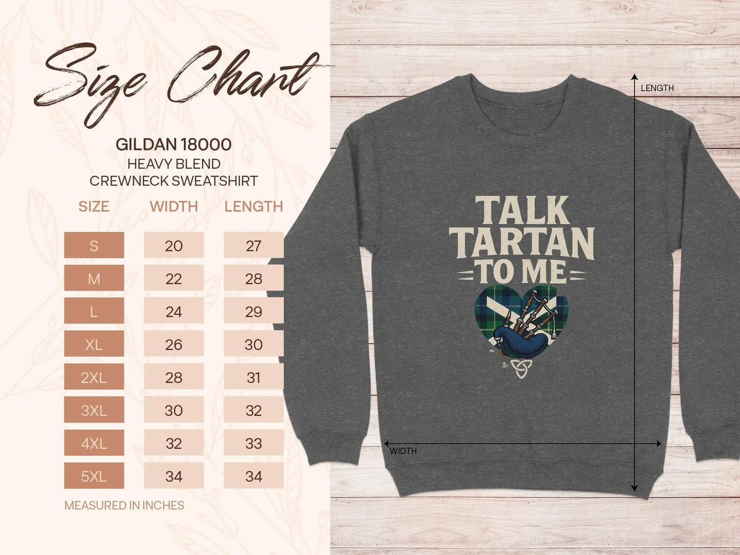 Talk Tartan To Me Crewneck Sweatshirt product