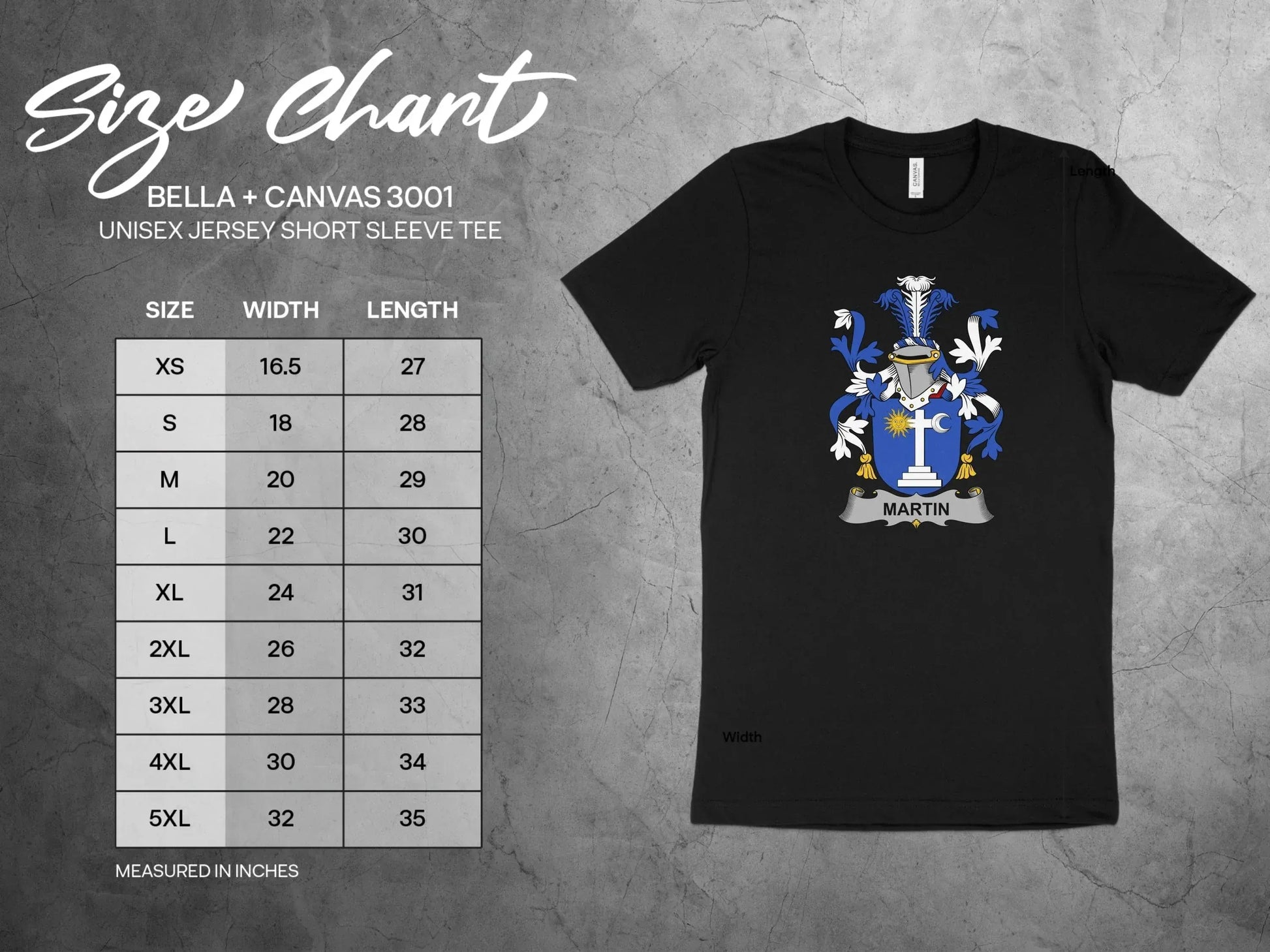 Custom Family Crest Design Unisex Short Sleeve Tee product type
