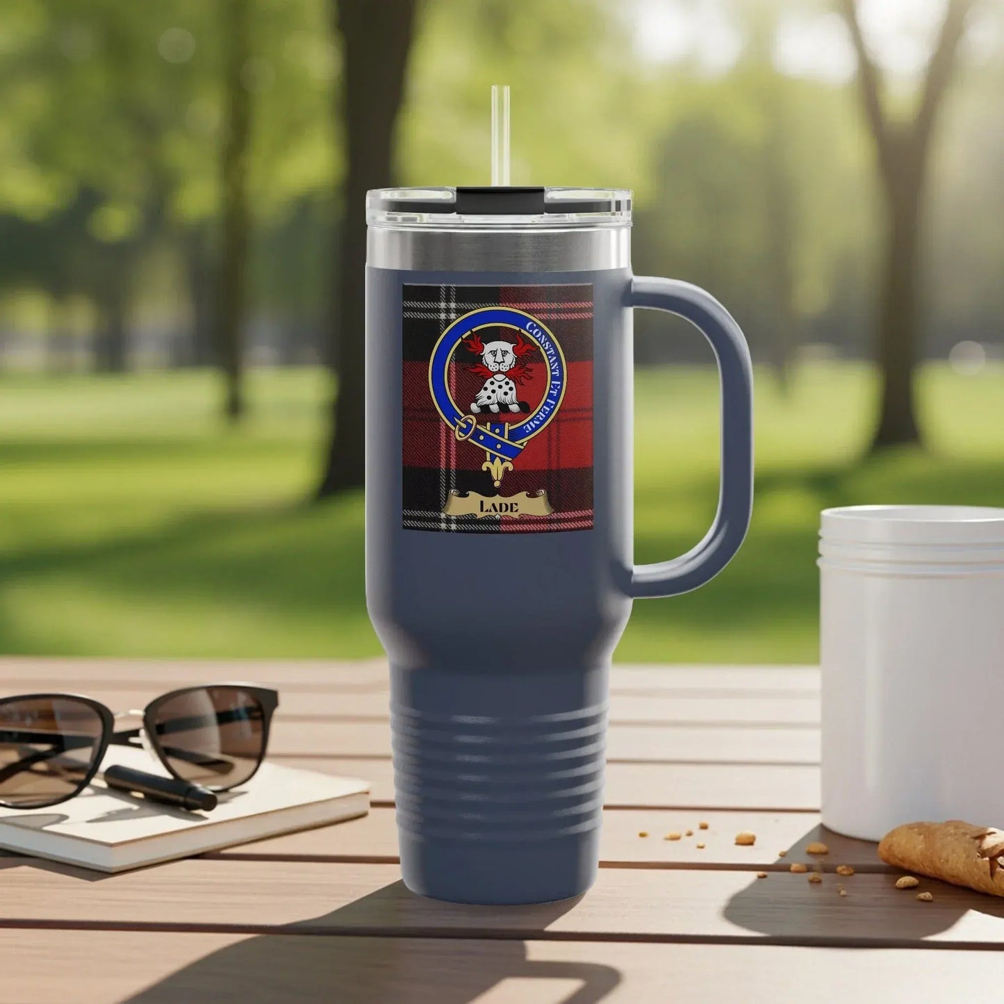 Whisky and Plaid Theme Insulated Tumbler product