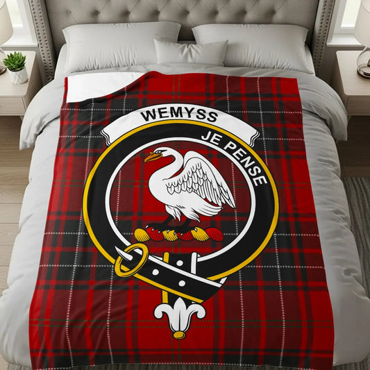 Wemyss Je Pense Scottish Tartan Themed Blanket product