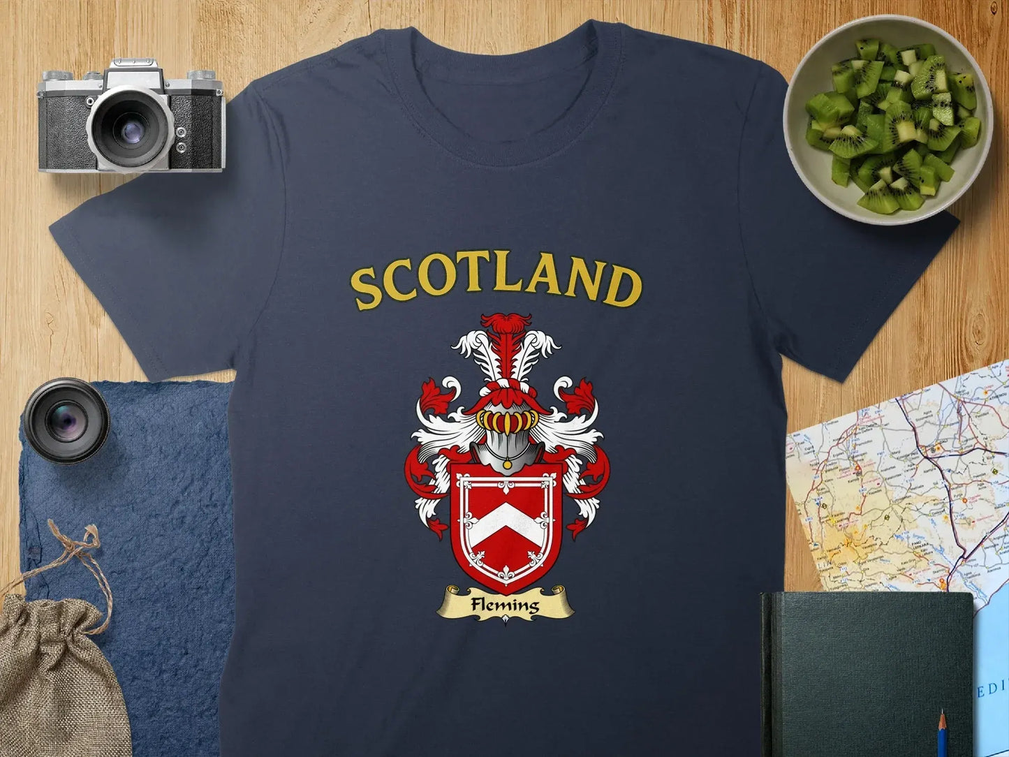 Scotland Fleming Crest Graphic Design T-Shirt product type