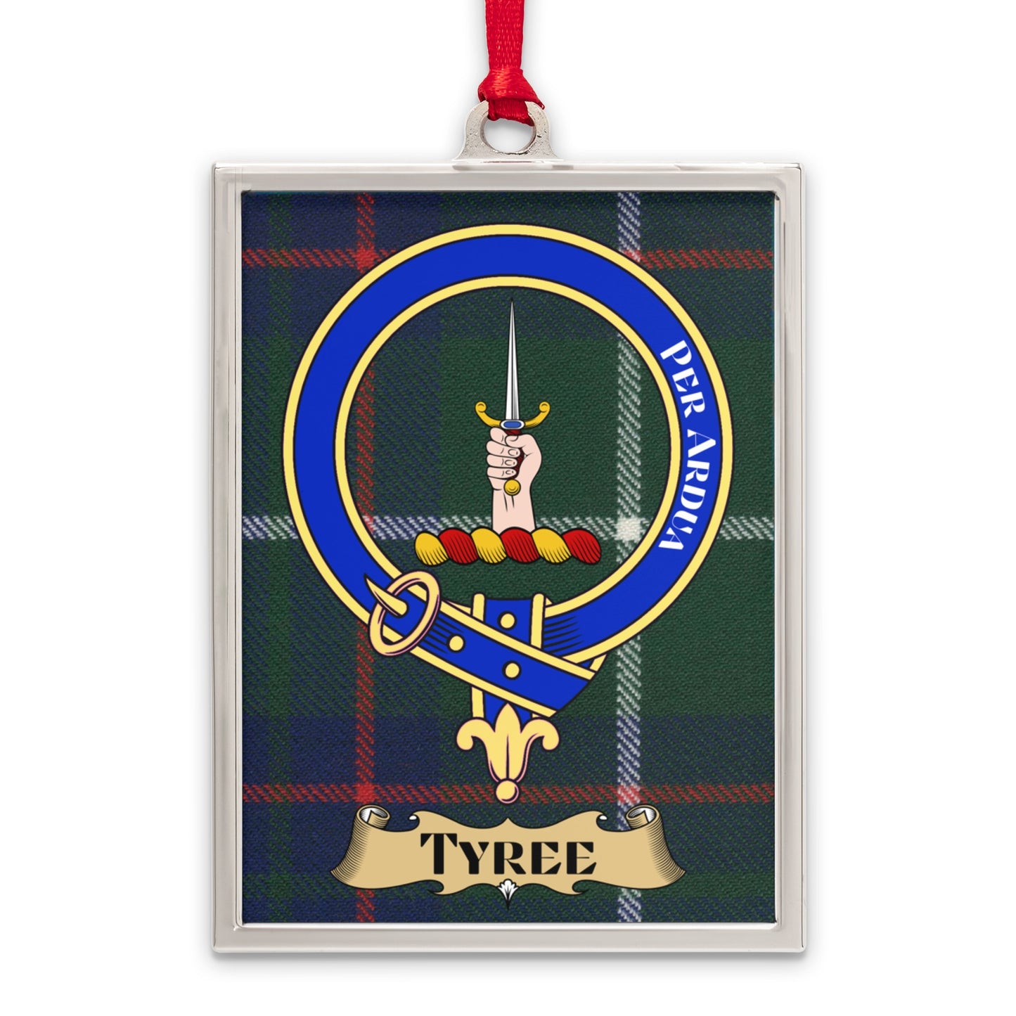 Tyree Tartan Pattern Decorative Hanging Product