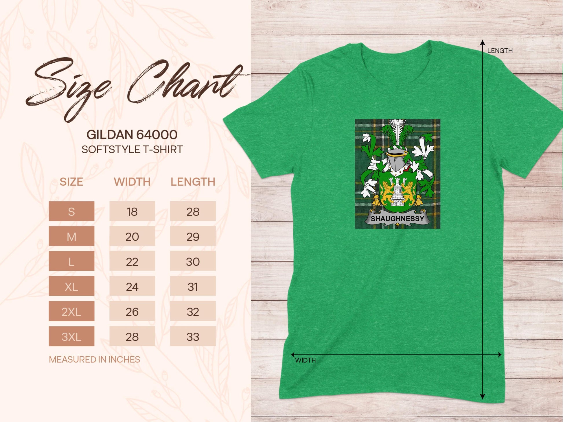 Green Graphic T-Shirt with White Floral Pattern, Unisex Cotton Tee, Casual Streetwear Style
