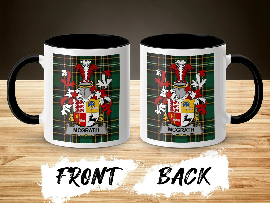 McGrath Irish National Tartan ceramic accent mug