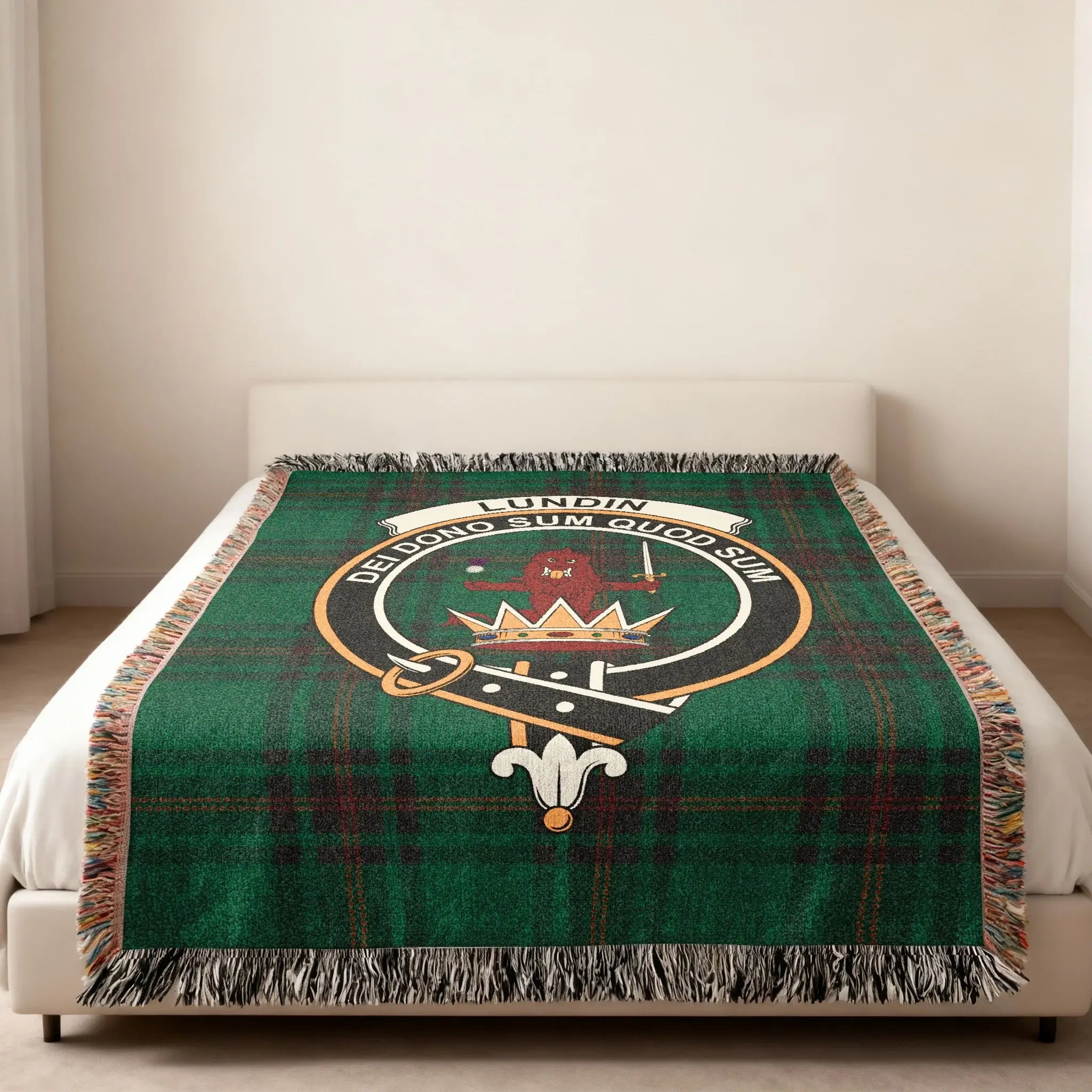 Lundin De Dono Sum Quod Sum Crest Blanket