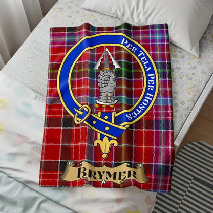 Scottish Clan Brymer Tartan Blanket product type