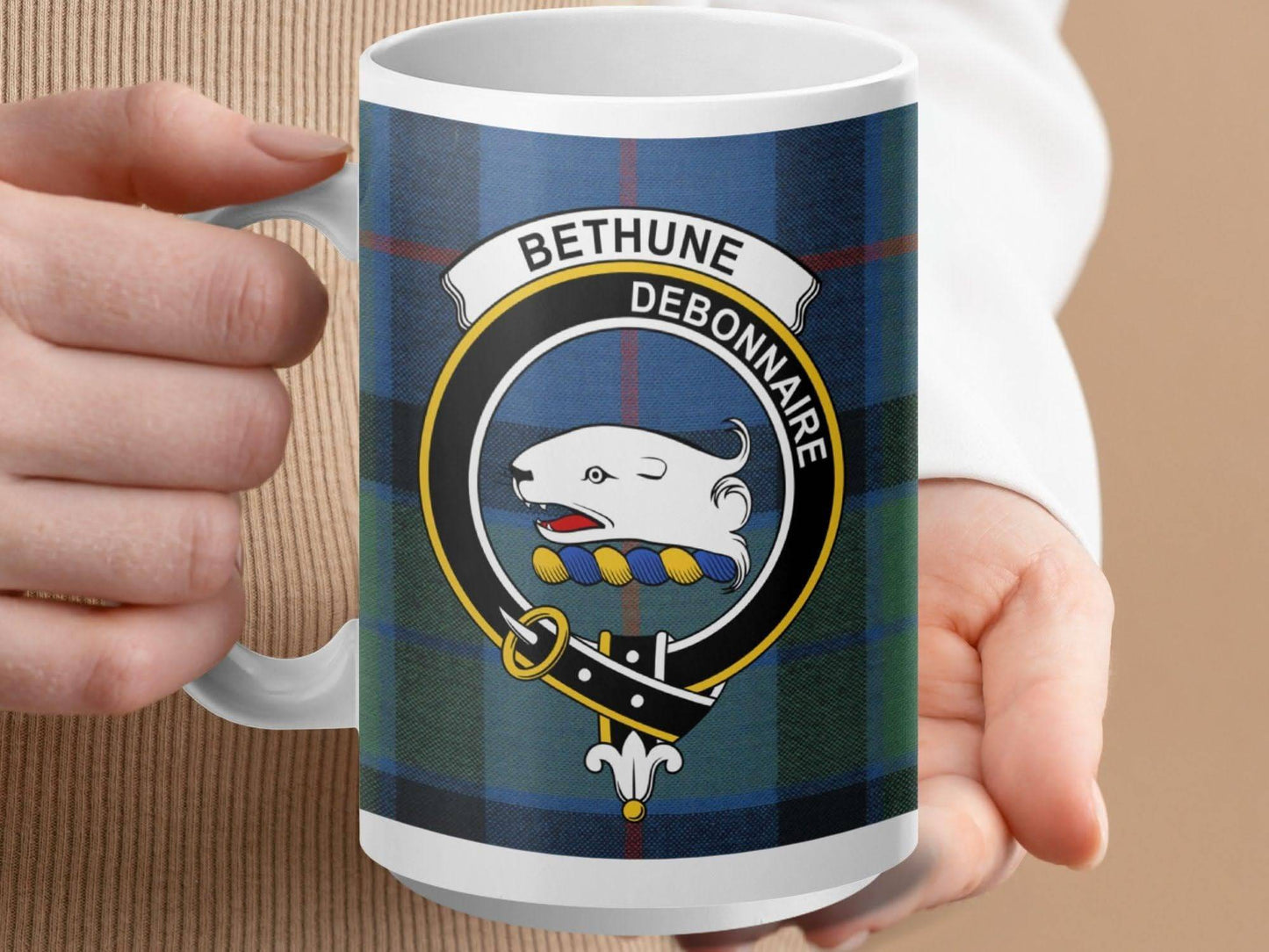 Bethune Debonnaire Crest Design Mug product type