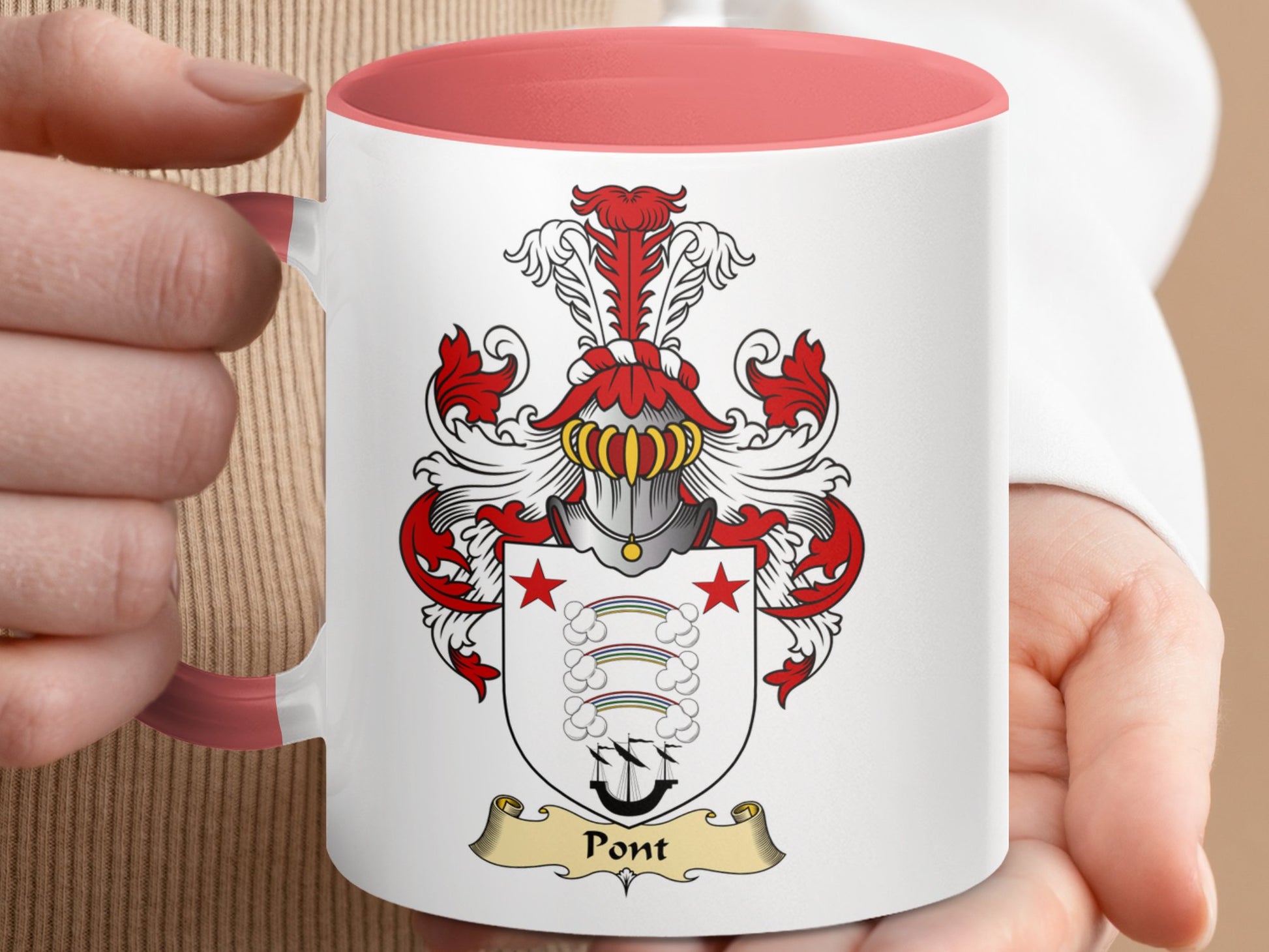 Pont Scottish Clan Coat of Arms Mug - Living Stone Gifts