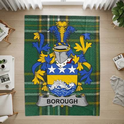 Borough Family Crest Coat of Arms Emblem Rug product